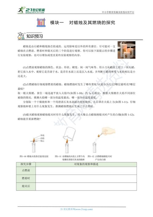 化學(xué)實驗 探索自然科學(xué)研究的基石——九年級化學(xué)暑假自學(xué)專題二解析